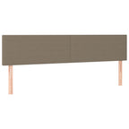 Boxspringbett mit Matratze Taupe 120x190 cm Stoff