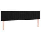 Boxspringbett mit Matratze Schwarz 120x190 cm Samt