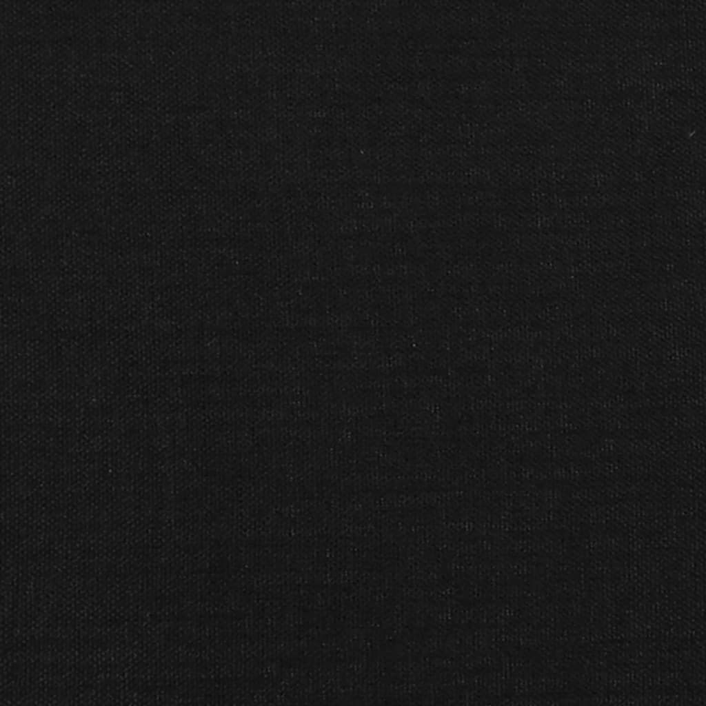 Bettgestell ohne Matratze Schwarz 120x190 cm Stoff