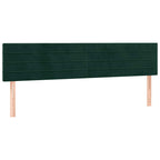 Bettgestell ohne Matratze Dunkelgrün 120x190 cm Samt