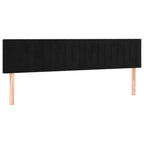 Bettgestell ohne Matratze Schwarz 120x190 cm Samt