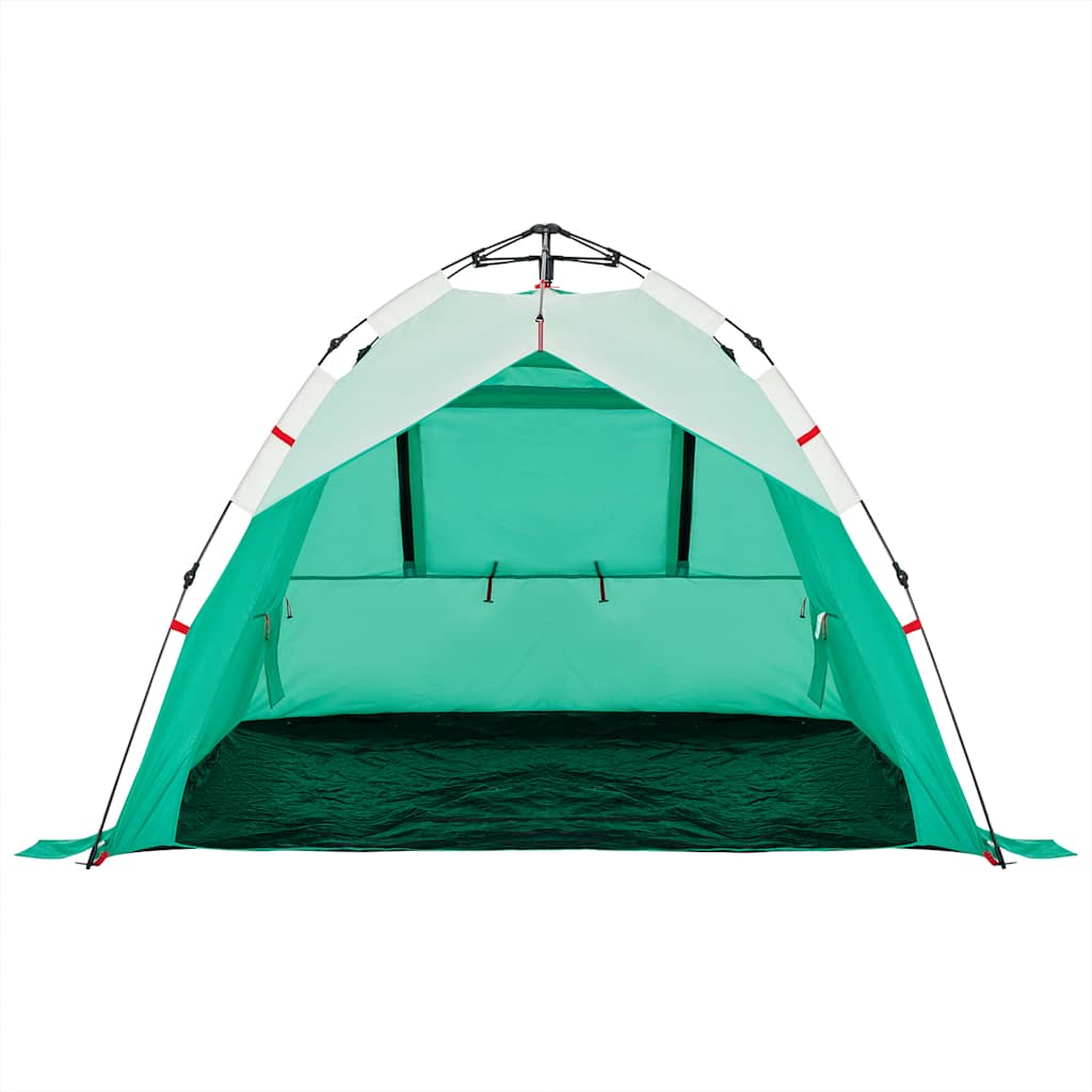Strandzelt 3 Personen Seegrün Quick Release Wasserdicht