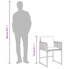 11-tlg. Garten-Essgruppe mit Kissen Beigemischung Poly Rattan