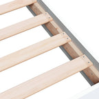 Bettgestell ohne Matratze Weiß 180x200 cm Holzwerkstoff