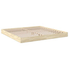 Bettgestell ohne Matratze Sonoma-Eiche 180x200 cm Holzwerkstoff