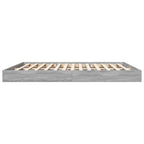 Bettgestell ohne Matratze Grau Sonoma 180x200 cm Holzwerkstoff