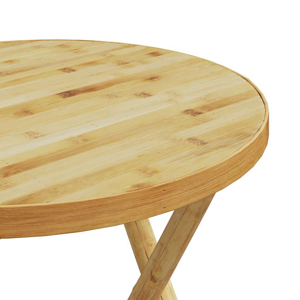 3-tlg. Bistro-Set Bambus