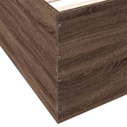 Bettgestell Braun Eichen-Optik 90x200 cm Holzwerkstoff