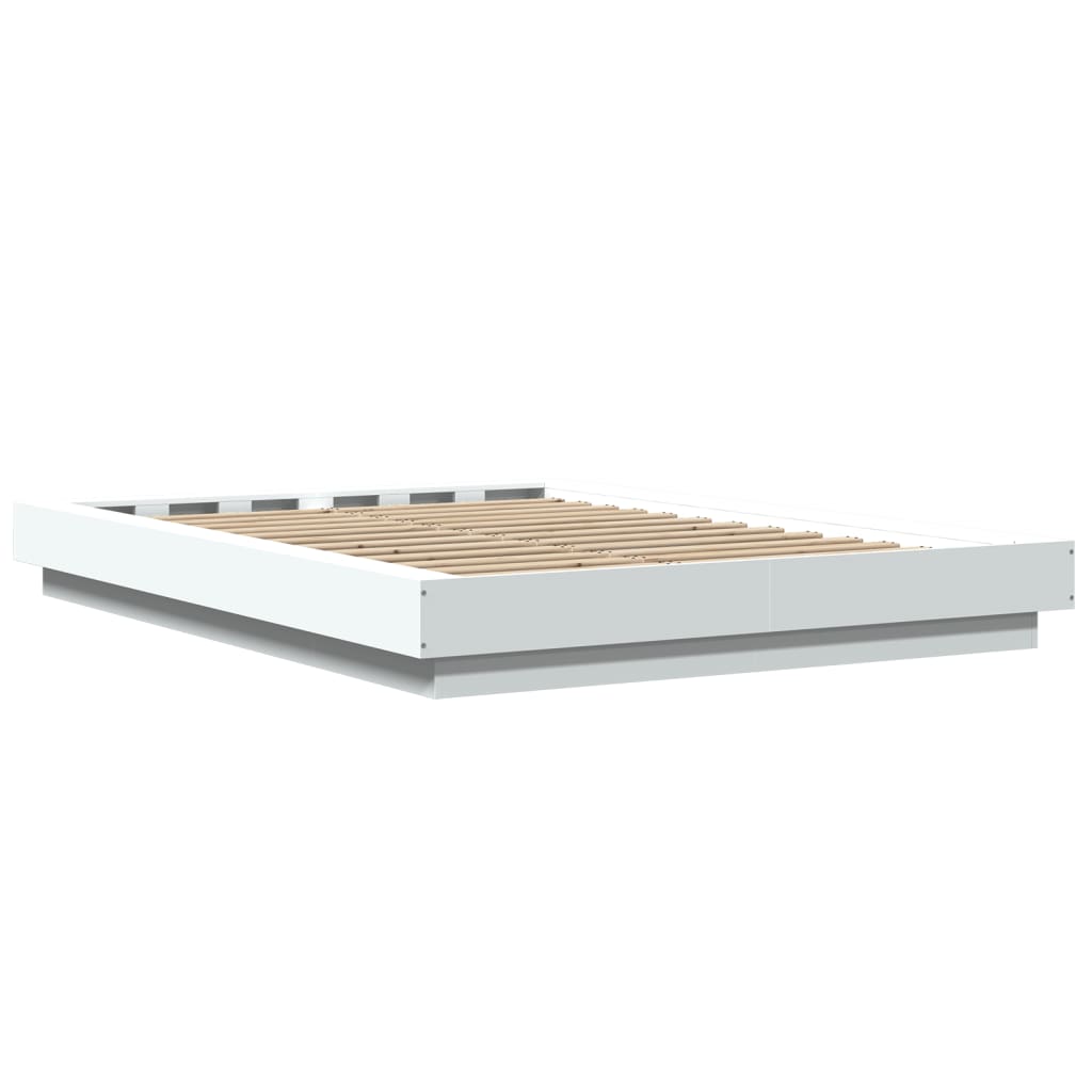 Bettgestell Weiß 120x200 cm Holzwerkstoff
