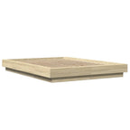 Bettgestell Sonoma-Eiche 140x190 cm Holzwerkstoff