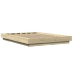 Bettgestell Sonoma-Eiche 140x190 cm Holzwerkstoff