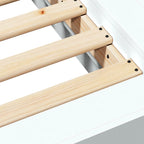 Bettgestell Weiß 120x190 cm Holzwerkstoff