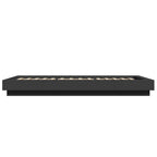 Bettgestell Schwarz 75x190 cm Holzwerkstoff