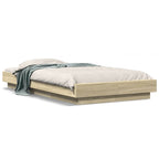 Bettgestell Sonoma-Eiche 75x190 cm Holzwerkstoff