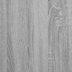 Bettgestell mit Schubladen Grau Sonoma 135x190 cm Holzwerkstoff