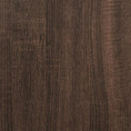 Bettgestell Braun Eichen-Optik 75x190 cm Holzwerkstoff