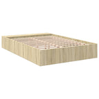 Bettgestell Sonoma-Eiche 120x200 cm Holzwerkstoff