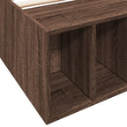 Bettgestell Braun Eichen-Optik 90x190 cm Holzwerkstoff