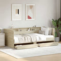 Tagesbett mit Schubladen ohne Matratze Sonoma-Eiche 90x190 cm