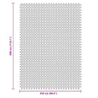 Zeltteppich Blau 3x2,5 m