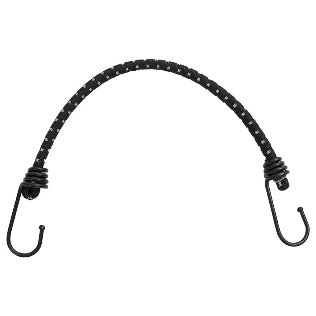 Gummiseile Reflektierend mit Haken 25 Stk. 38 cm