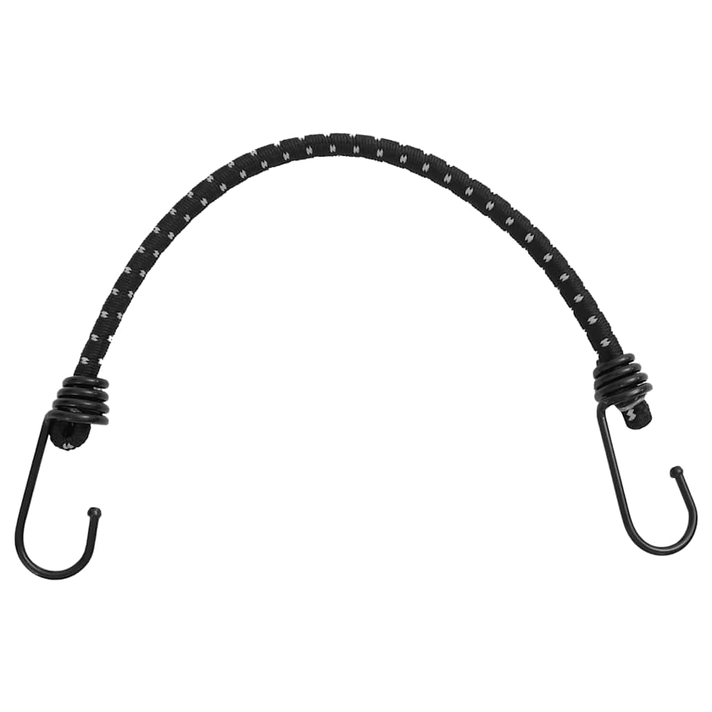 Gummiseile Reflektierend mit Haken 50 Stk. 46 cm