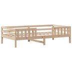 Massivholzbett ohne Matratze 80x200 cm Kiefernholz