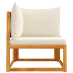 Gartensofa-Ecke mit Kissen Holz Akazie & Seil
