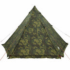 Tipi-Familienzelt 6 Personen Tarnmuster Wasserdicht