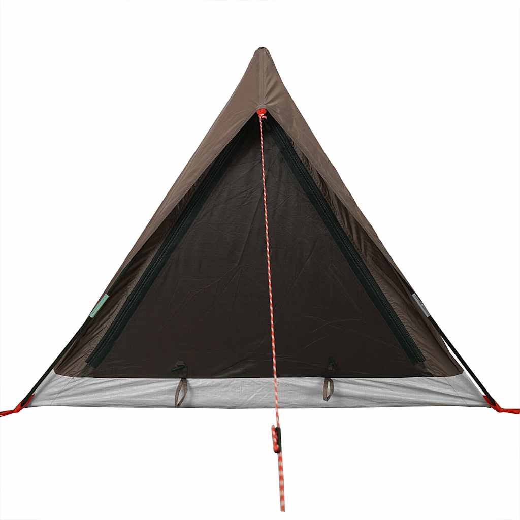 Campingzelt 2 Personen Braun Wasserdicht