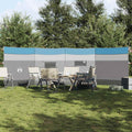 Camping-Windschutz Blau 510x153 cm Wasserdicht