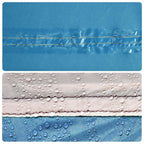 Camping-Windschutz Blau 344x120 cm Wasserdicht