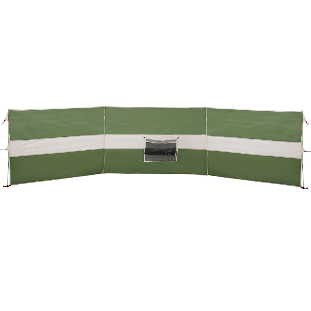 Camping-Windschutz Grün 490x123 cm Wasserdicht