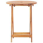 3-tlg. Bistro-Set Schwarz Polypropylen und Massivholz
