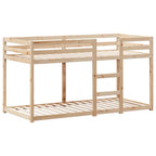Etagenbett ohne Matratze 90x190 cm Massivholz Kiefer