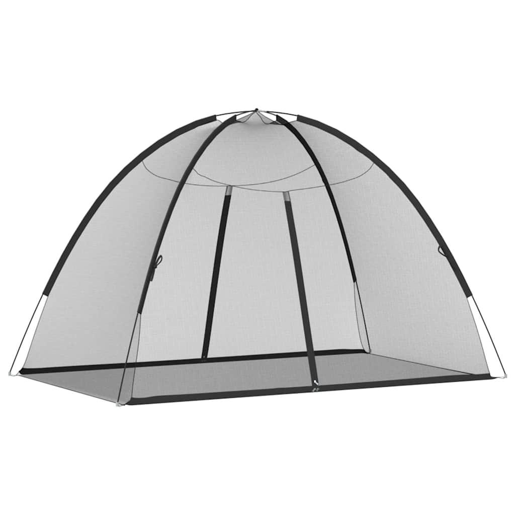 Moskito-Netzzelt Mongolisch 220 Schwarz 200x120x130 cm
