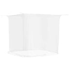 Moskitonetz zum Aufhängen 156 Mesh Weiß 220x100x150 cm