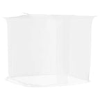 Moskitonetz zum Aufhängen 156 Mesh Weiß 220x120x150 cm