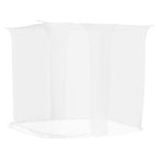 Moskitonetz zum Aufhängen 156 Mesh Weiß 220x150x180 cm