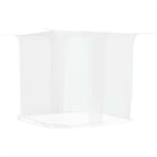 Moskitonetz zum Aufhängen 156 Mesh Weiß 220x180x180 cm