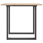 Esstisch O-Gestell 90x90x75cm Massivholz Kiefer und Stahl