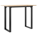 Esstisch O-Gestell 100x50x75 cm Massivholz Kiefer und Stahl