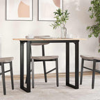 Esstisch O-Gestell 100x50x75 cm Massivholz Kiefer und Stahl