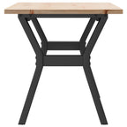 Couchtisch Y-Gestell 100x50x45 cm Massivholz Kiefer & Stahl
