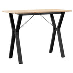 Esstisch Y-Gestell 100x50x75 cm Massivholz Kiefer und Stahl