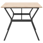 Esstisch Y-Gestell 180x90x75 cm Massivholz Kiefer und Stahl