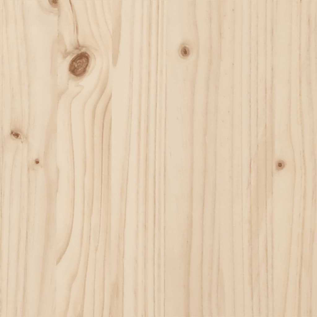 Esstisch X-Gestell 100x50x75,5 cm Massivholz Kiefer & Stahl