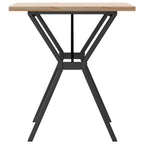 Esstisch Y-Gestell 70x70x75,5 cm Massivholz Kiefer & Stahl