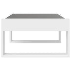 Couchtisch mit Infinity-LED Weiß 70x53x30 cm