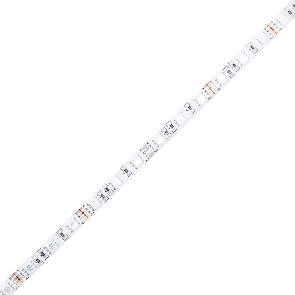 Couchtisch mit Infinity-LED Braun Eichen-Optik 70x53x30 cm